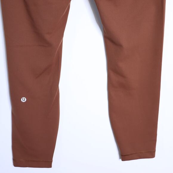 LULULEMON 25" Wunder Train Leggings Roasted Brown High Rise Active Women's 10 - Picture 6 of 7
